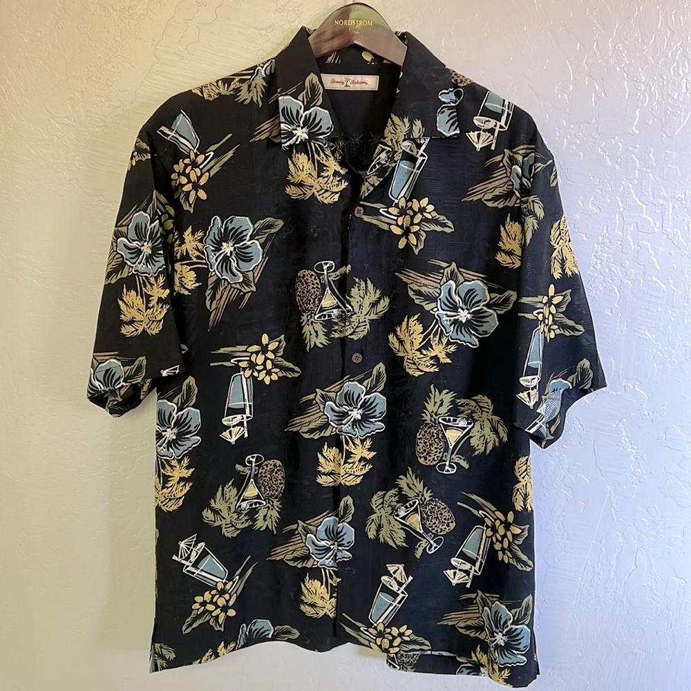 Tommy Bahama 100% silk shirt